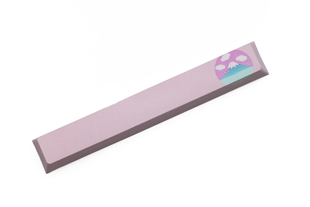 Novelty allover dye subbed Keycap spacebar pbt Japanese Sakura carp flags mount fuji sushi - Image 5