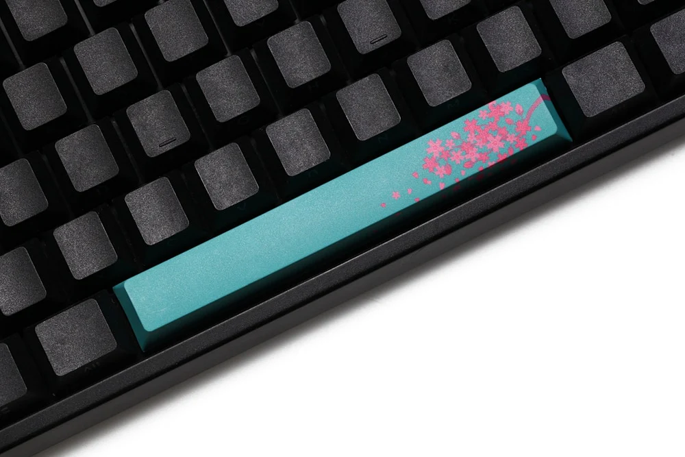 Novelty allover dye subbed Keycap spacebar pbt Japanese Sakura carp flags mount fuji sushi - Image 9