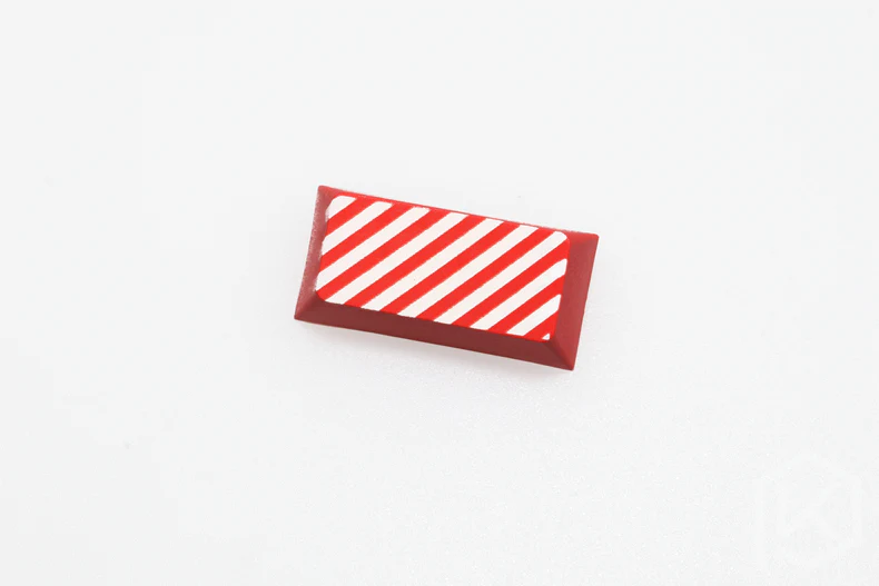 Novelty cherry profile dip dye sculpture pbt keycap for mechanical keyboard laser etched legend Stripe backspace red - Image 3