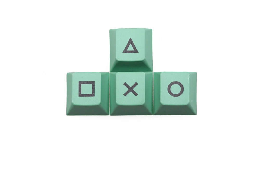 Novelty cherry profile Dye Sub pbt keycap ps4 button Dye Sub Tech r4 r3 r2 1x - Image 2