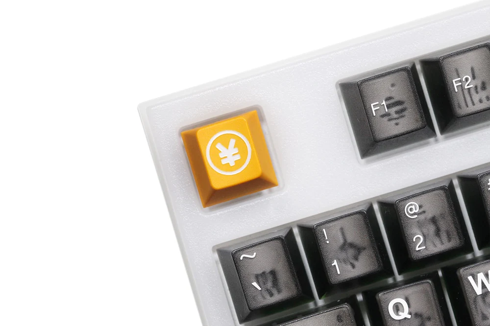 Novelty Eye of Providence All seeing Eye Dollar Euro Yen B Coin profile dip dye Laser pbt keycap for keyboard ESC r1 1x Red - Image 19