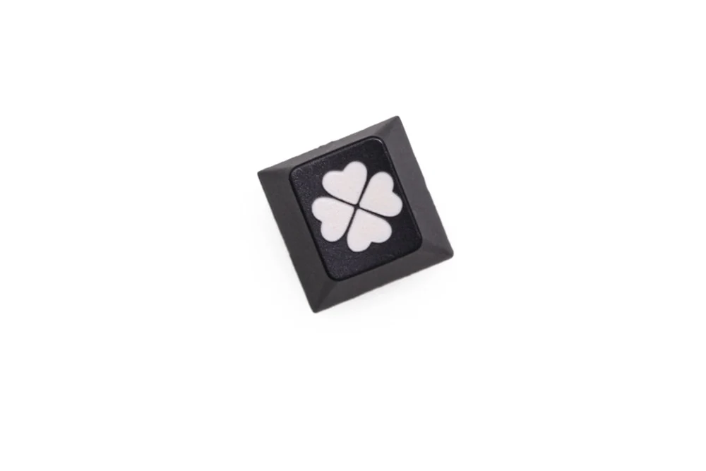 Novelty Lucky four leaf clover cherry profile ESC dip dye sculpture pbt keycap mechanical keyboard laser etched - Image 3