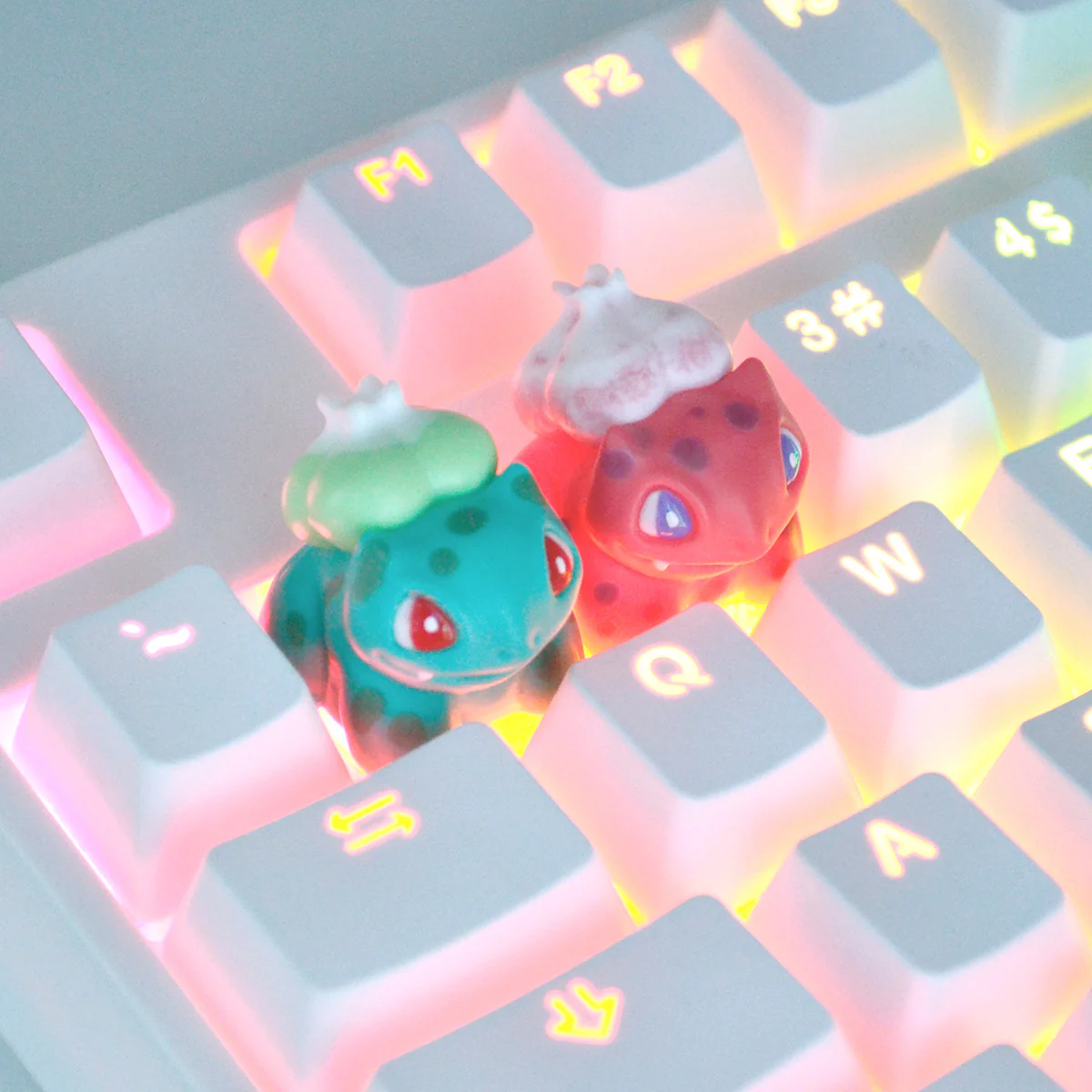 Cool kit Novelty Pokemen inspired Bulbasaur フシギダネ Resin keycap - Image 12
