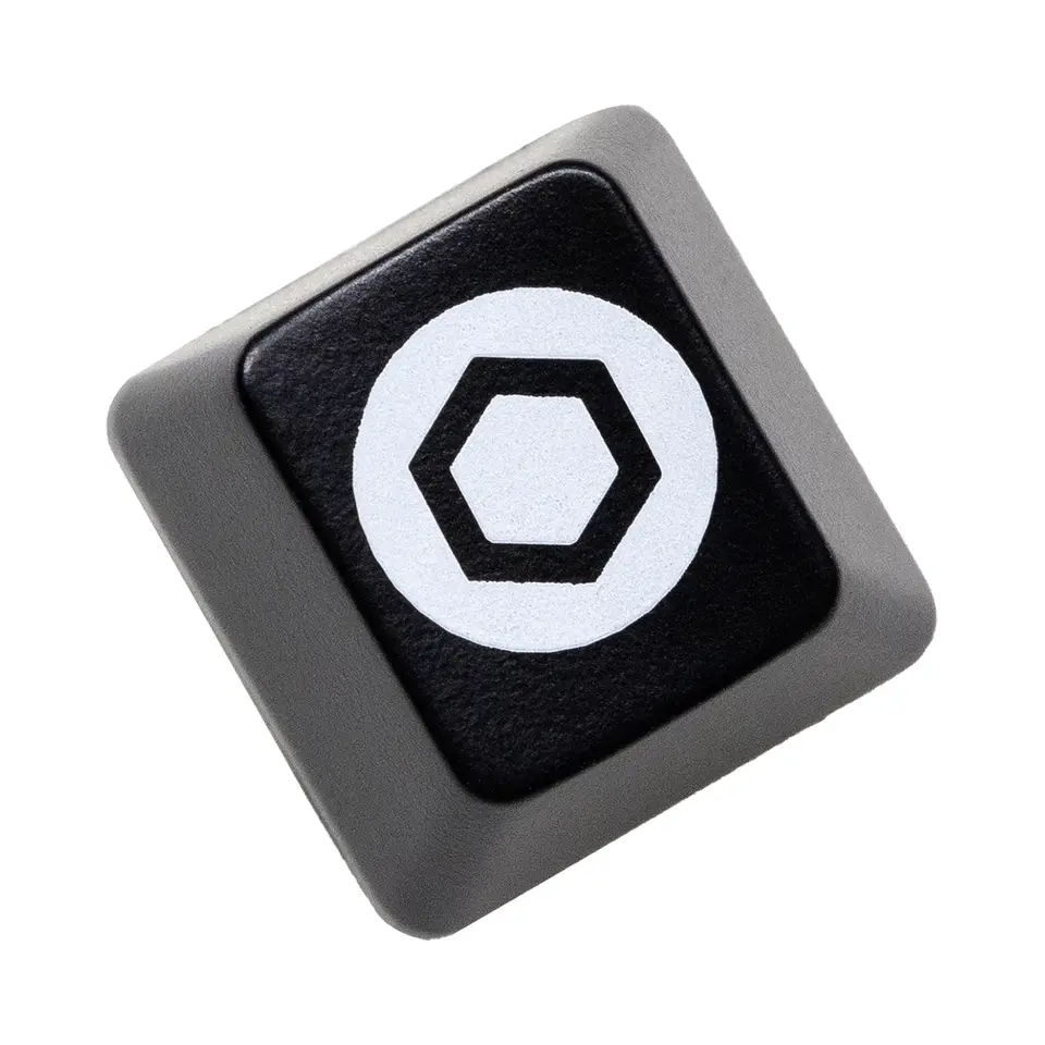 Novelty Shine Through Keycaps ABS Etched back lit black red ESC Logo of ETH BTC BNB UNI HYPE WLFI ADA XRP SUI LINK DOGE SOL - Image 3