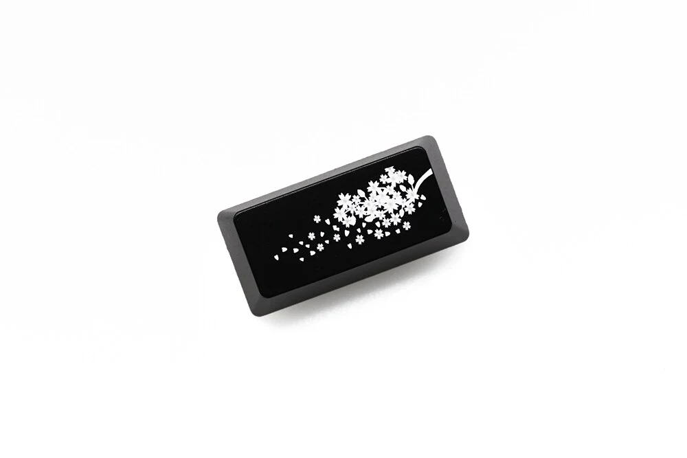 Novelty Keycaps ABS Etched Shine-Through sakura black red enter backspace - Image 6