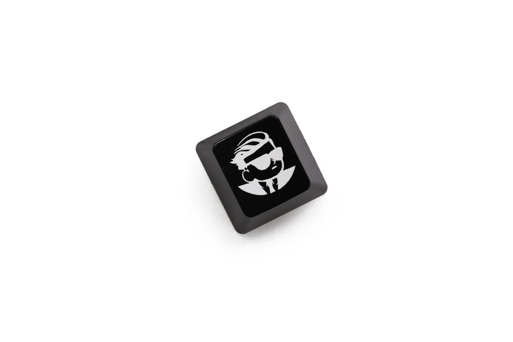 Novelty Shine Through Keycaps ABS Etched WSB concept stock black red for custom mechanical keyboard enter backspace esc - Image 9