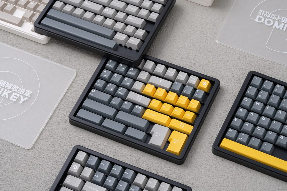 [only box] Domikey Keycap Box Keycap Storage Collection 4 layers for Cherry Profile Keycaps For Keycap Set Stock White Black - Image 14