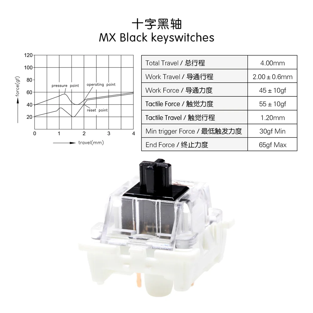 OTM Outemu Switch for Mechanical Keyboard Linear Tactile Clicky White Brown Red Blue Black Purple Silver Orange Green SMD RGB - Image 13
