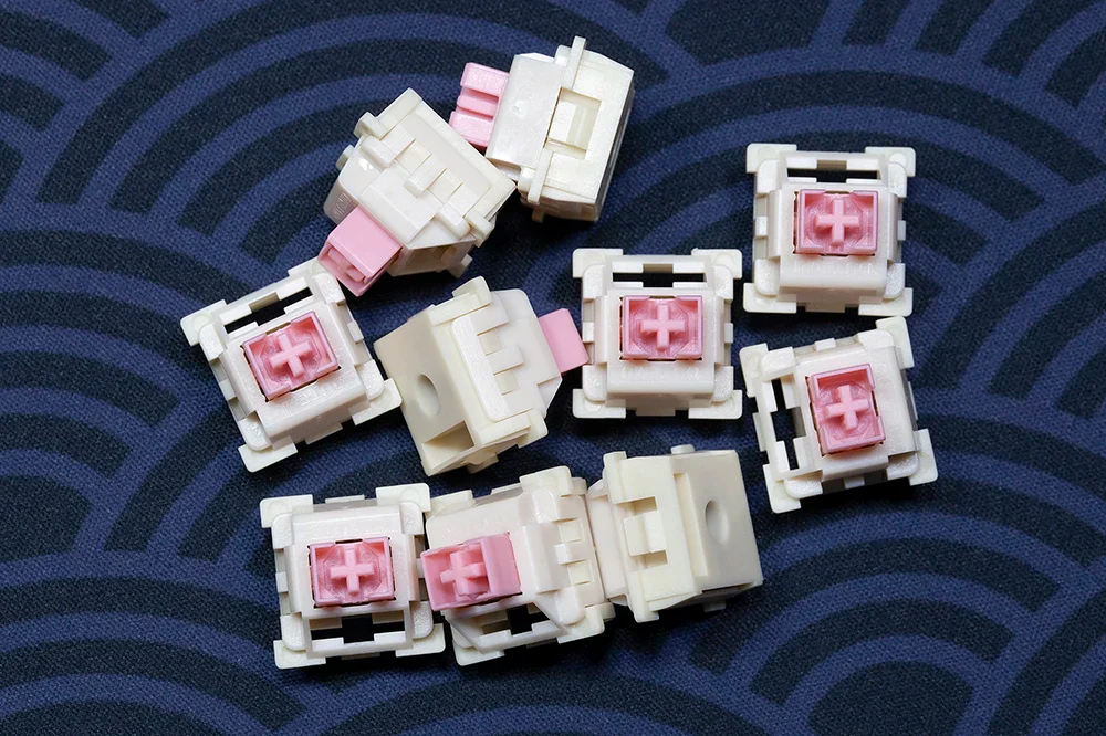 OUTEMU OTM Magnetic Switch Beige Pink Switch Linear No Pins for Specific Magnetic mechanical keyboard 45g 150gs 2800gs - Image 7