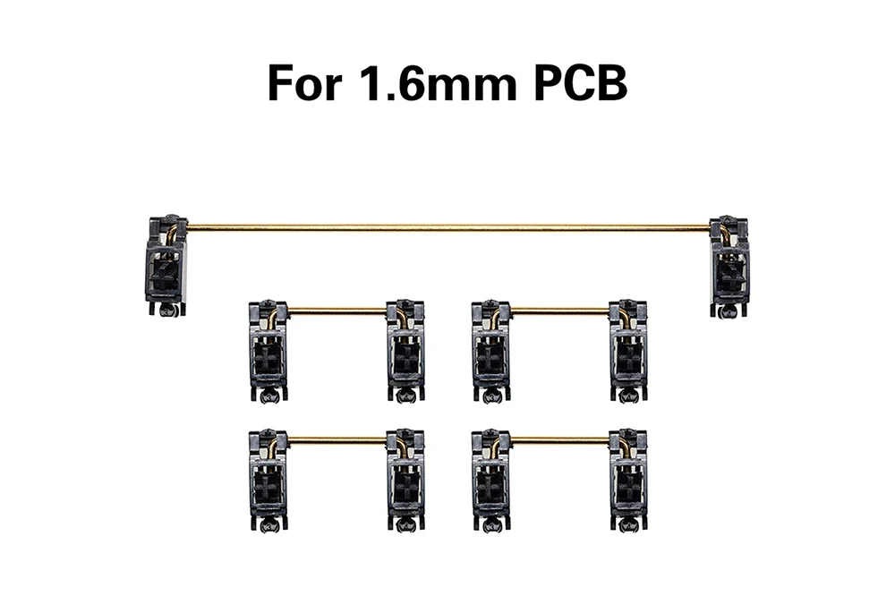PAIGU MAIZ PCB Stabilizer for Gaming Mechanical Keyboard gh60 for 1.2mm PCB 1.6mm Clip In PCB CSTC40 60 68 75 84 White Black - Image 7
