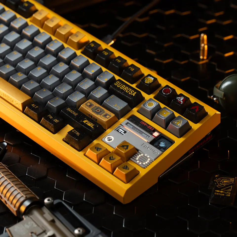 PC SUBROSA Cherry Profile Silk Screen Keycap Set for keyboard BM60 CSTC75 BM65 BM68 Made68 EV63 EZ63 EZ60 VGN75 Wooting 60he - Image 3