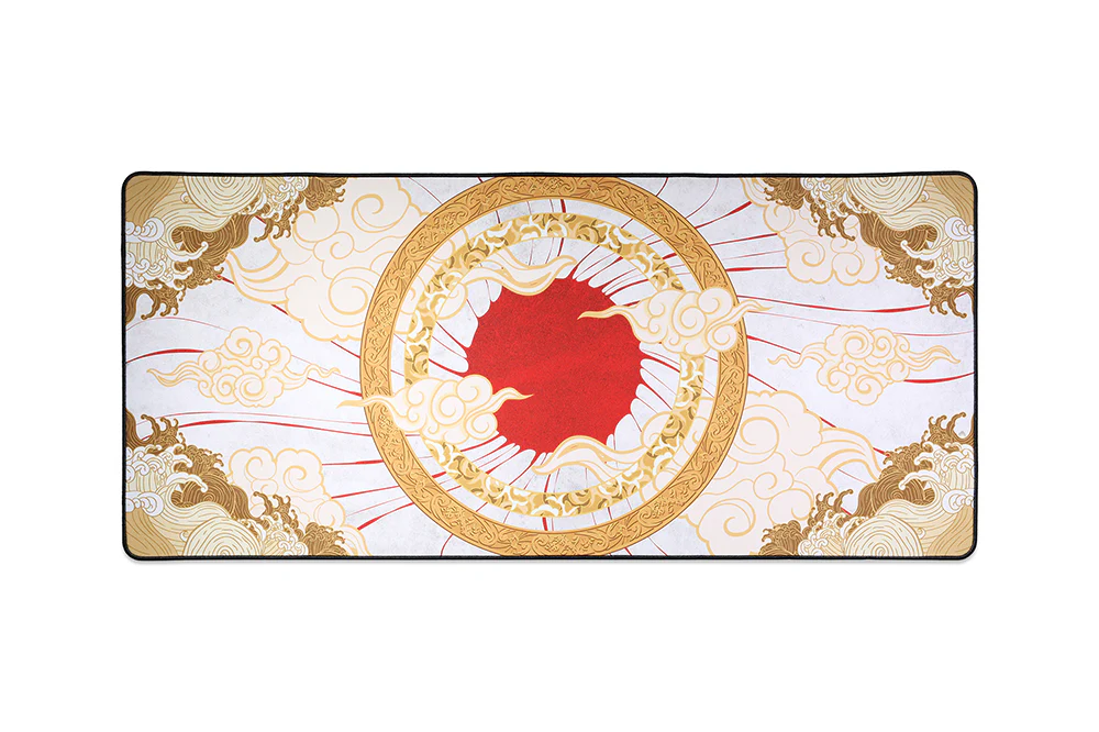 Phangkey AMATERASU Mechanical keyboard Mousepad Deskmat 900 400 5mm Stitched Edges /Rubber High quality soft touch Rubber - Image 2