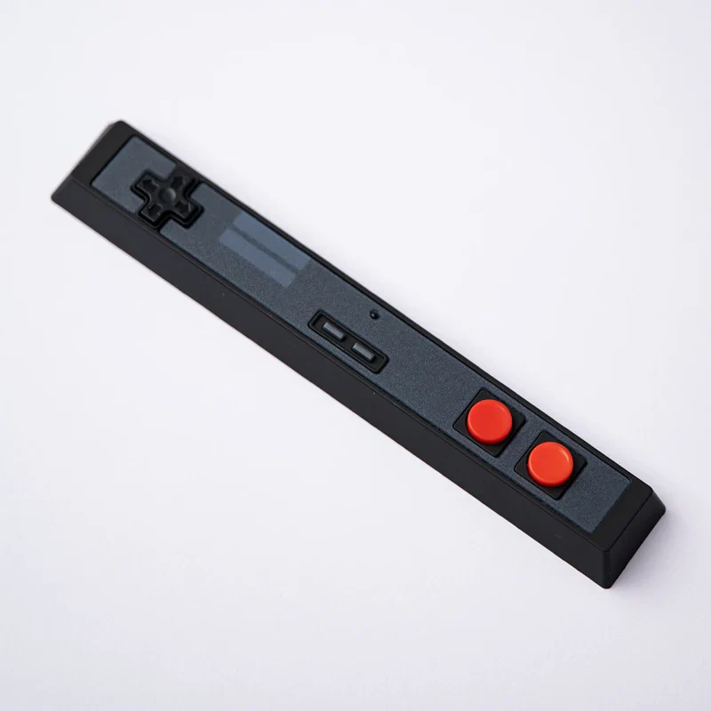 Retro Gamepad Keycap 6.25u spacebar Artisan Keycap ABS Material For MX switches for Gaming Mechanical keyboard Black White - Image 7