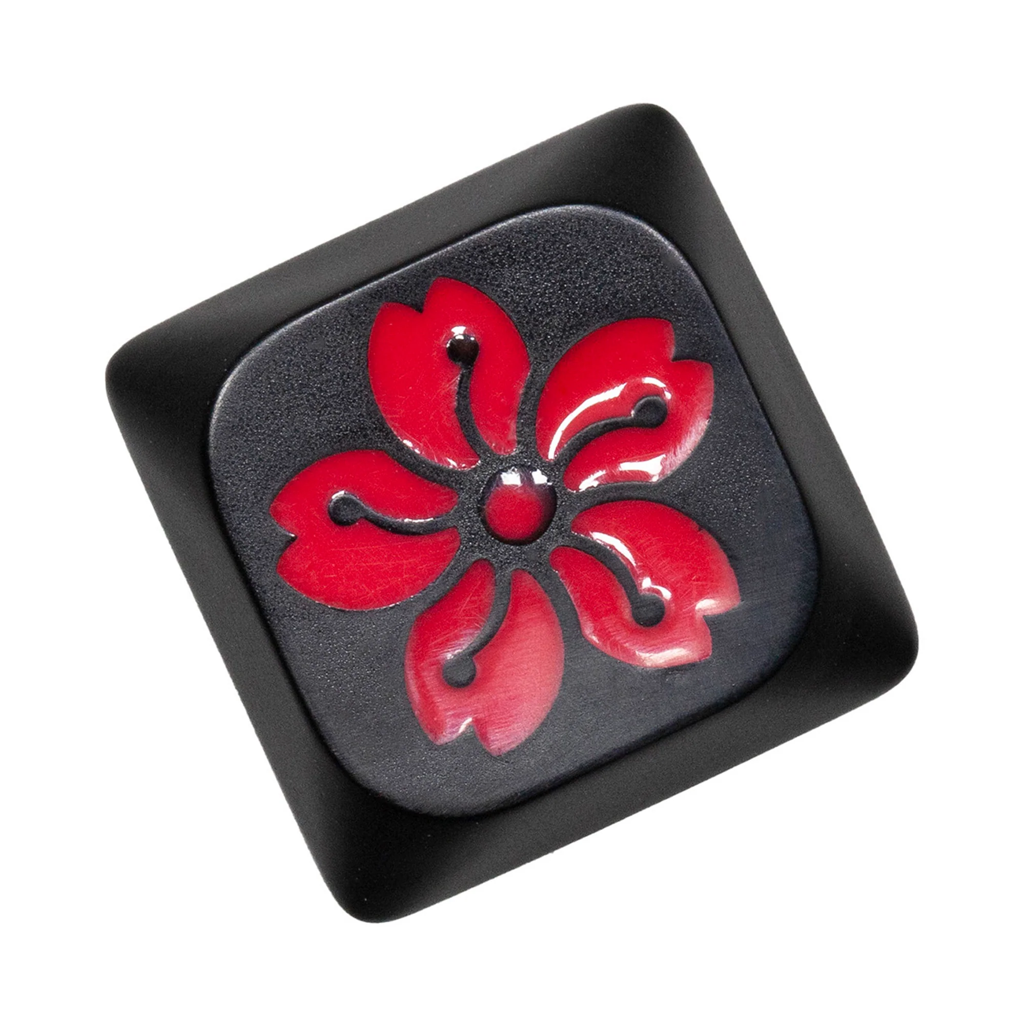 Sakura Resin Artisan Keycap Low Profile Keycap for Low Profile MX Stem Mechanical Keyboard Handmade Pink Novlty Keycap - Image 4