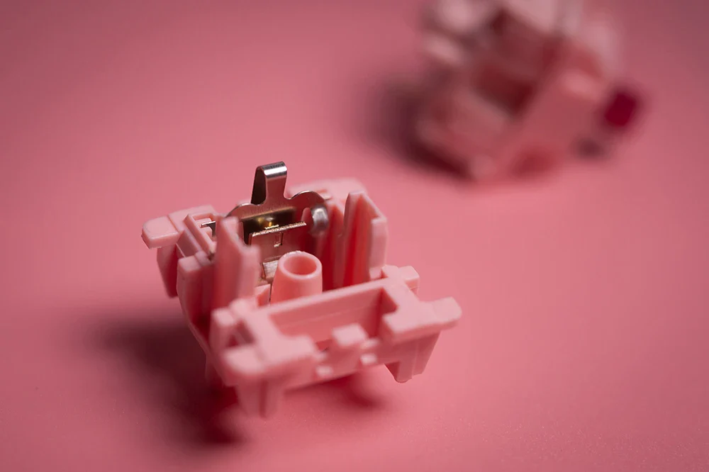 Sarokeys X Geon Strawberry Wine Red Switch V2 Linear switch MX Stem for Gaming Mechanical Keyboard Pre Lubed Long Spring LY Y3 - Image 6