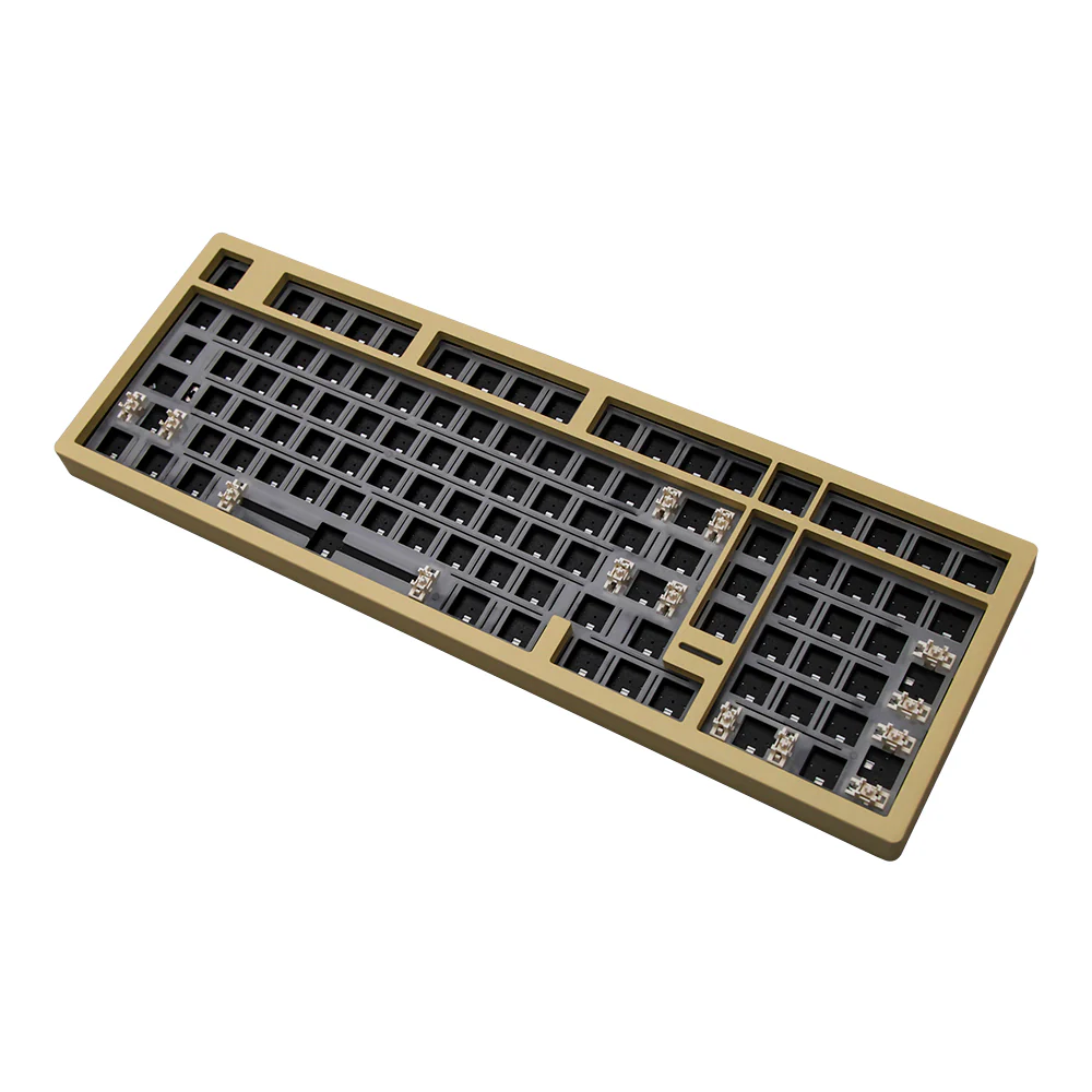 SCC100 Kit Mechanical Keyboard Kit Wireless 3 mode Gasket Hot-Swap RGB Quick Release Case 98% Aluminum Gaming Keyboard - Image 23
