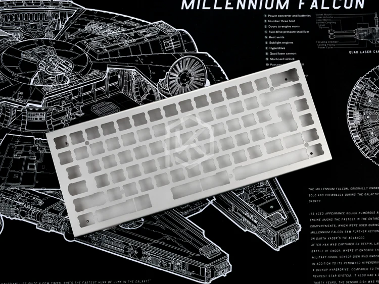stainless steel enclosed case for xd84 eepw84 75% mechanical keyboard - Image 5