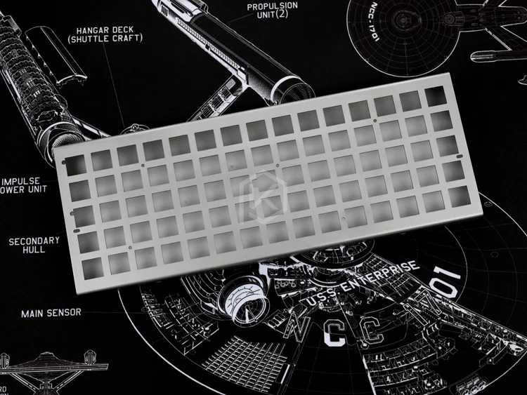 Stainless Steel Enclosed Case Case For XD75Re 60% Custom Keyboard - Image 4