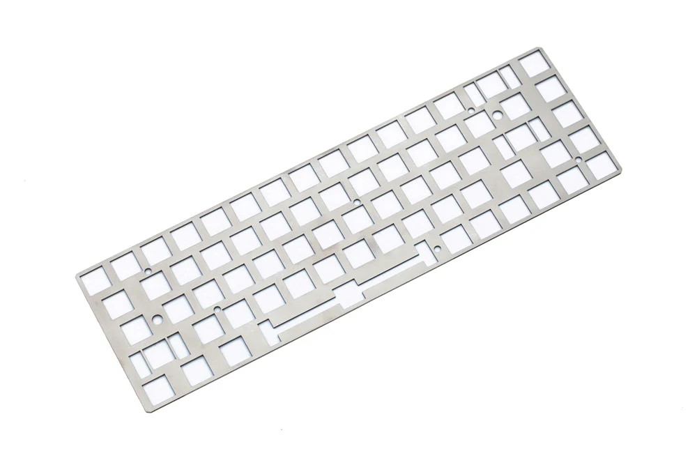 stainless steel plate for BM68 65% custom keyboard Mechanical Keyboard Plate support BM68 BM68 V2 - Image 3
