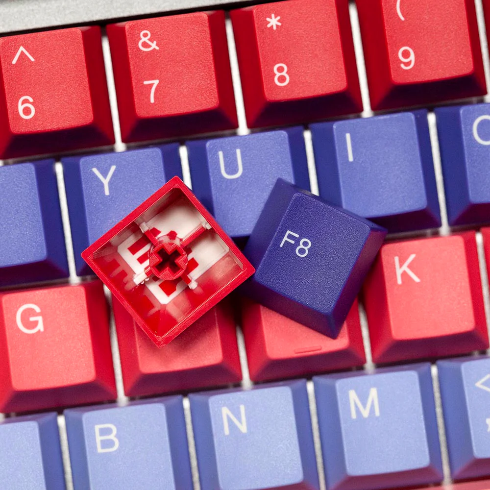 Taihao Berry Macaron Keycap ABS Doubleshots Keycap OEM Profile for mechanical keyboard gradient Colorway - Image 4
