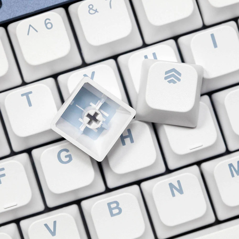 Taihao BOBO White Keycap ABS Doubleshot Keycaps Bobo Profile for diy gaming mechanical keyboard For Made68 EV63 wooting 60he80he - Image 7