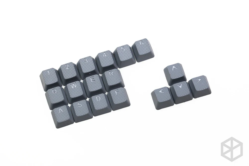 taihao Rubber Gaming Keycap Set Rubberized Doubleshot Keycaps Cherry MX Compatible OEM Profile shine-through Set of 18 keycaps - Image 3