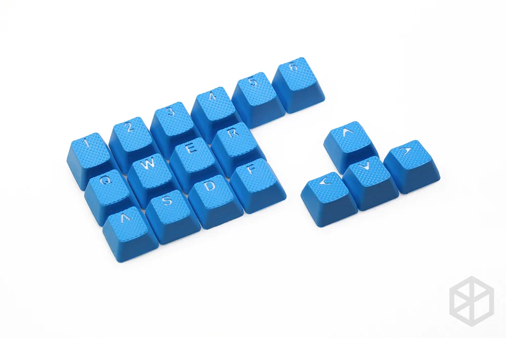 taihao Rubber Gaming Keycap Set Rubberized Doubleshot Keycaps Cherry MX Compatible OEM Profile shine-through Set of 18 keycaps - Image 9