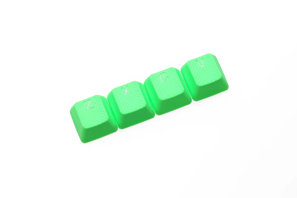 taihao Rubberized Doubleshot Gaming Keycaps Cherry MX OEM shine-through 4 key zxcv - Image 6