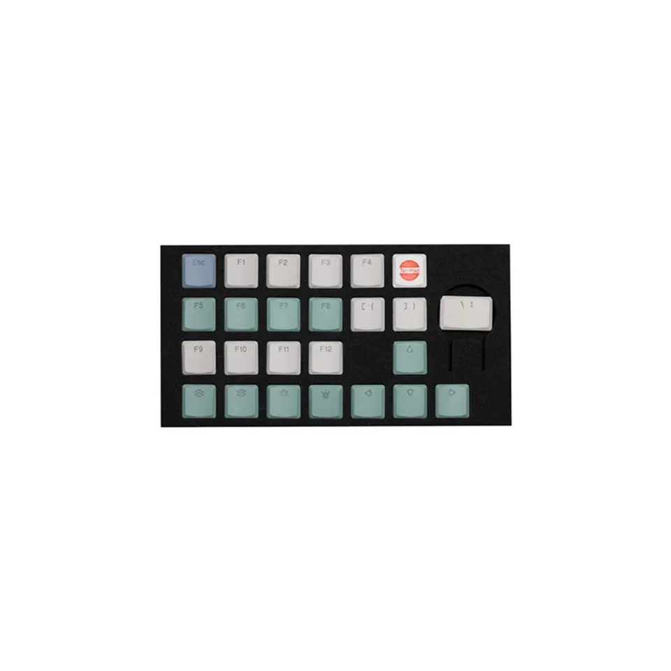 Taihao THT Nordic style Thins Keycap Low Profile Keycaps For Mechanical Keyboard Kailh Choc 1350 or MX Switch Light Through - Image 11