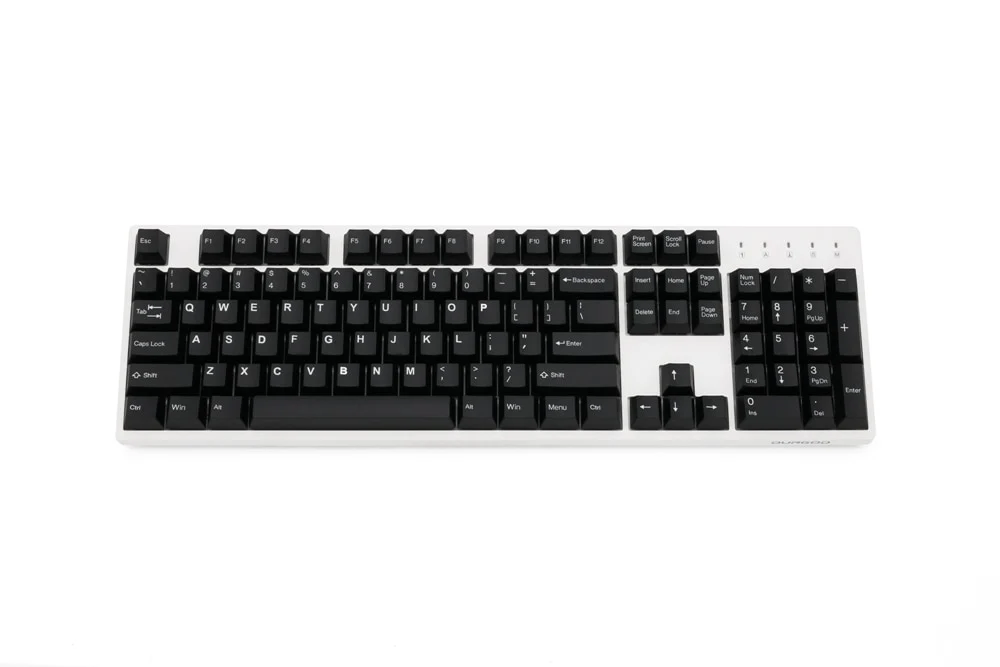 taihao WOB White on Black abs doubleshot cubic keycap for diy gaming mechanical keyboard for xd64 bm60 xd68 bm68 xd84 gh60 xd96 - Image 5