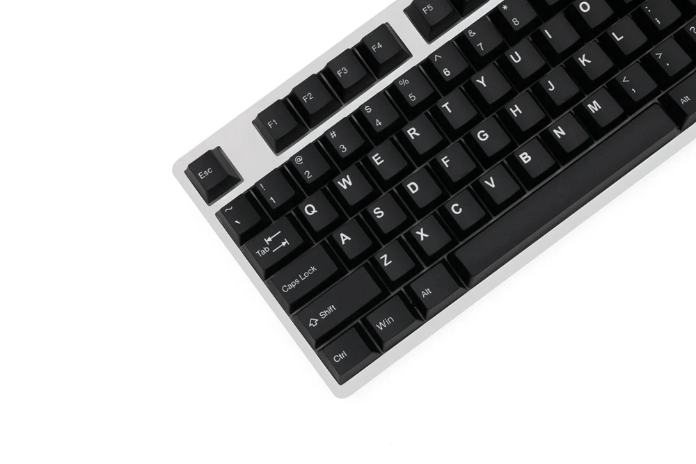 taihao WOB White on Black abs doubleshot cubic keycap for diy gaming mechanical keyboard for xd64 bm60 xd68 bm68 xd84 gh60 xd96 - Image 6