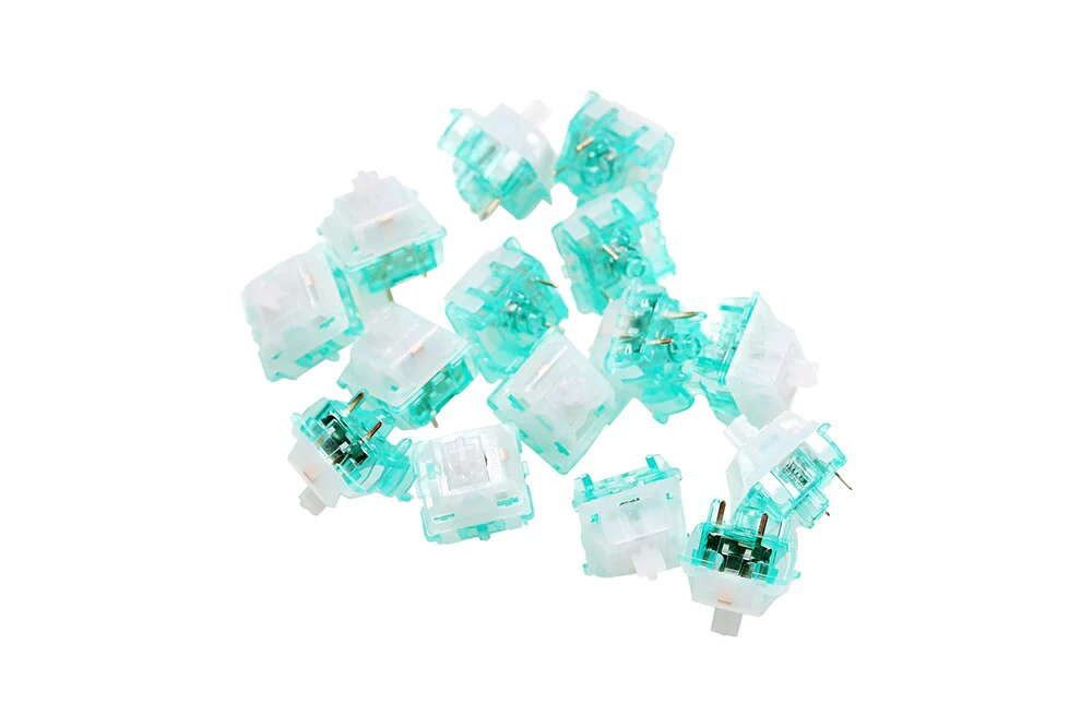 TECSEE Jadeite Linear Switch 5pin RGB SMD 63.5g force mx switch for mechanical keyboard 60m Gold Sping UPE Top PC Bottom UHMWPE - Image 6