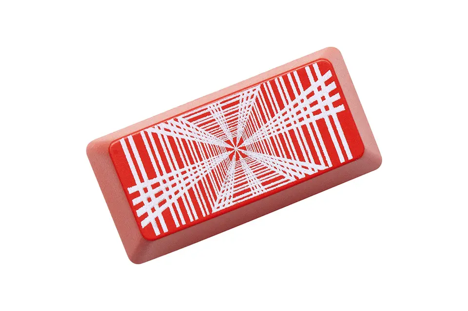 Time Space Tunnel Keycap Novelty Shine Through Keycap ABS Etched black red spacebar backspace for keyboard ESC Enter Backspace