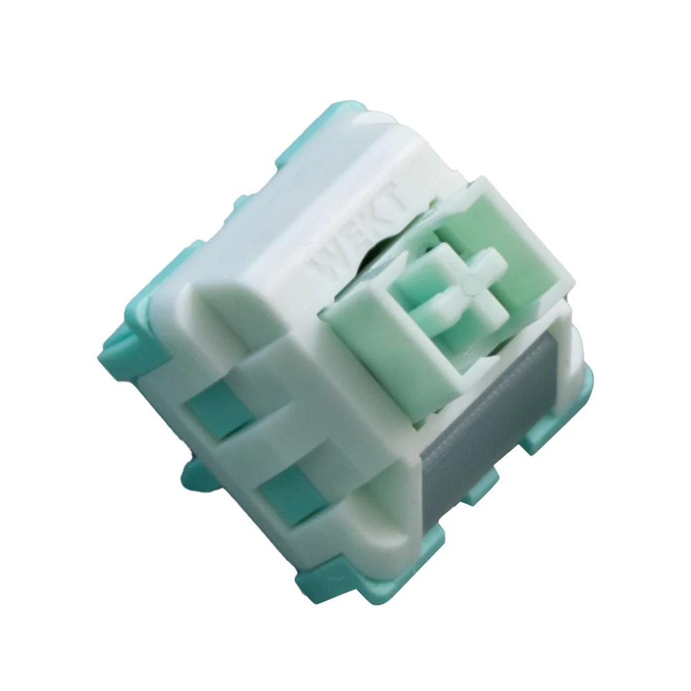WEKT NAFU Switch Silent Linear Switch 32.5g 37g for Gaming Mechanical Keyboard Pink POK MPA POM TPU Teal - Image 2