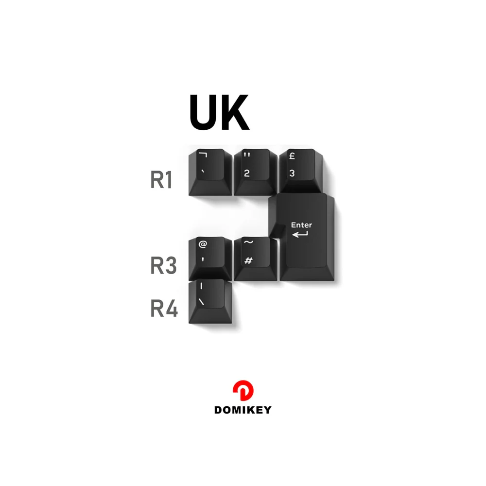[Wholesale] Domikey Cherry Profile abs doubleshot keycap WOB White on Black for mx stem keyboard poker 87 104 gh60 xd64 xd68 xd84 BM60 BM65 - Image 8