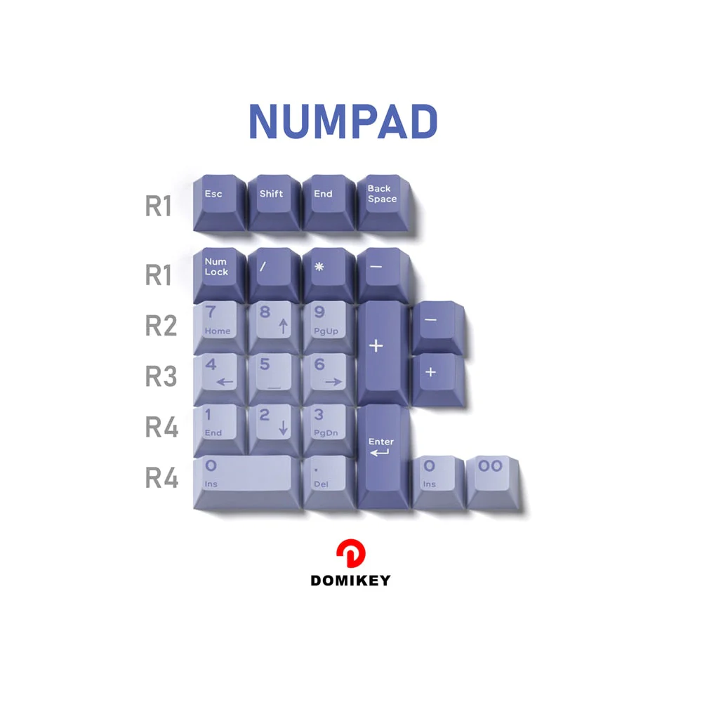 [Wholesale]Domikey Hush Deep Sea Cherry Profile abs doubleshot keycap for mx keyboard poker 87 104 xd64 xd68 xd84 BM60 BM65 BM68 BM80 - Image 9