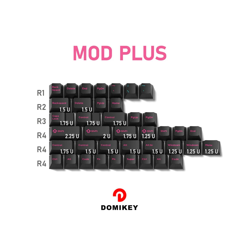 [Wholesale] Domikey Miami Night Cherry Profile abs doubleshot keycap for mx keyboard poker 87 104 gh60 xd64 xd68 xd84 BM60 BM65 BM68 BM80 - Image 9