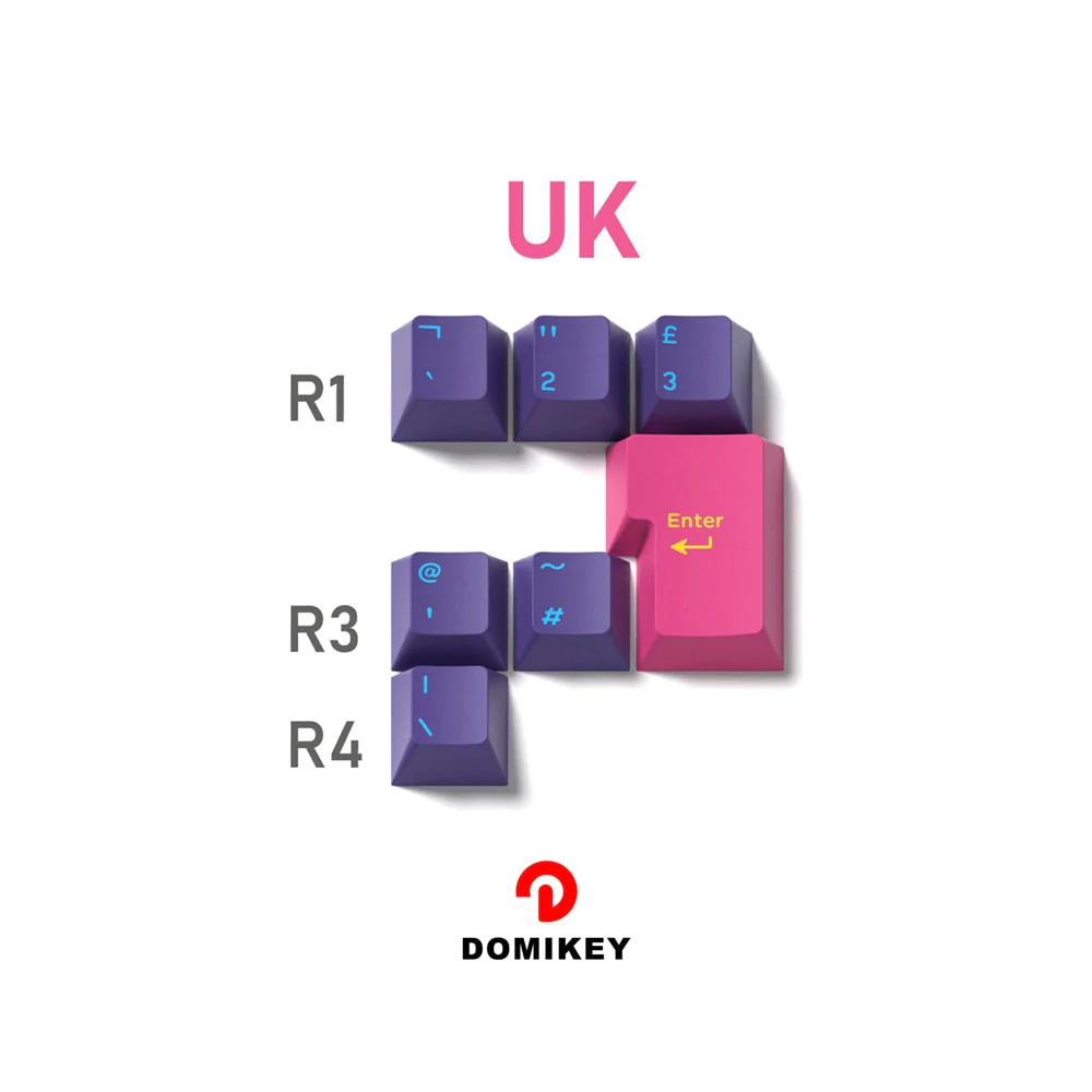 [Wholesale] Domikey Pumper Cyber Punk Cherry Profile abs doubleshot keycap for mx keyboard poker 87 104 xd64 xd68 xd84 BM60 BM65 BM68 BM80 - Image 11