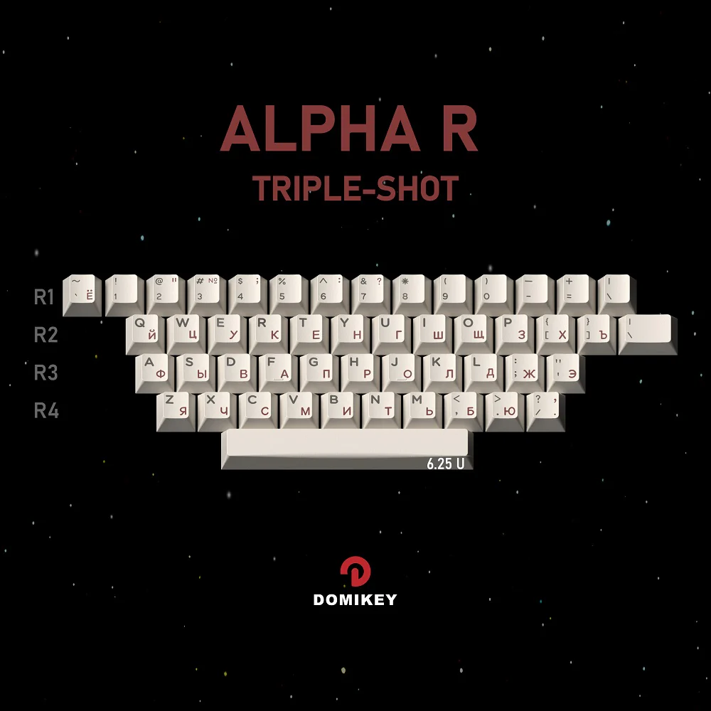 [Wholesale]Domikey Astronaut Cherry Profile abs doubleshot keycap for mx stem keyboard poker 87 104 gh60 xd64 xd68 xd84 BM60 BM65 BM68 BM80 - Image 15