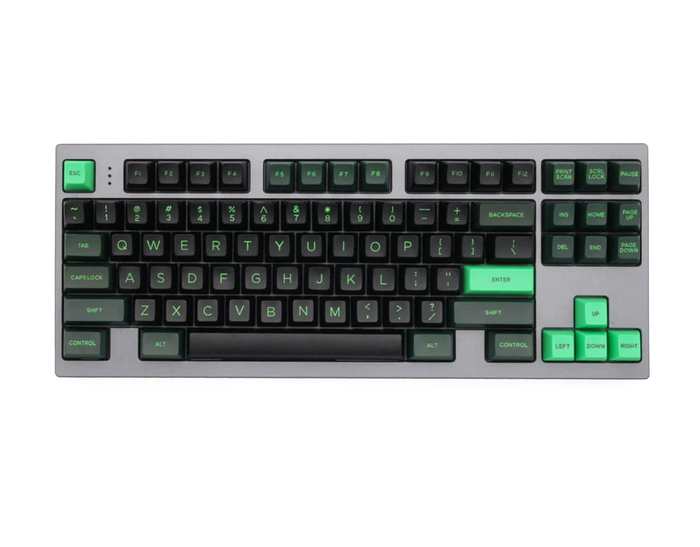 [Wholesale]Domikey SA abs doubleshot keycap semiconductor mx stem keyboard  green black - Image 5