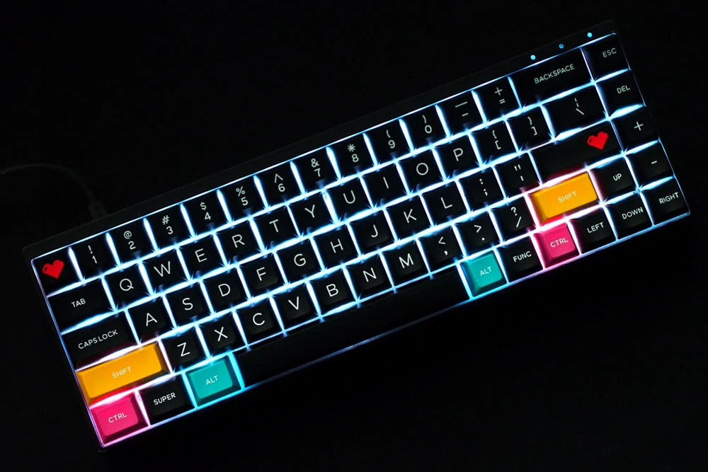 [Wholesale]Domikey SA abs doubleshot keycap set WOB White on Black SA mx stem - Image 7