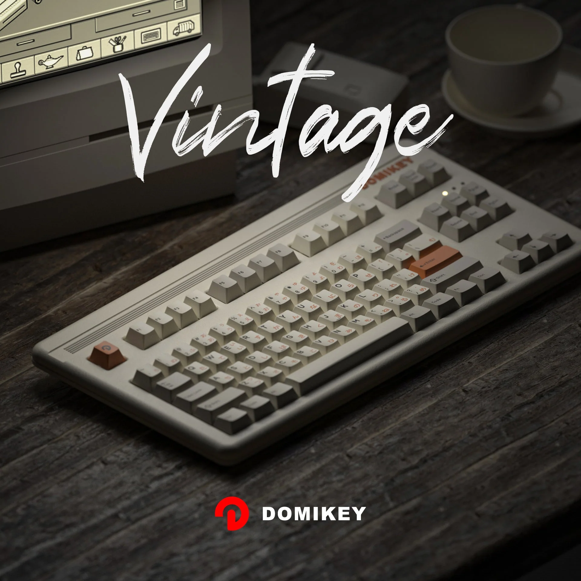 [Wholesale]Domikey Vintage Cherry Profile Keycaps ABS Doubleshot MX Stem - Image 5
