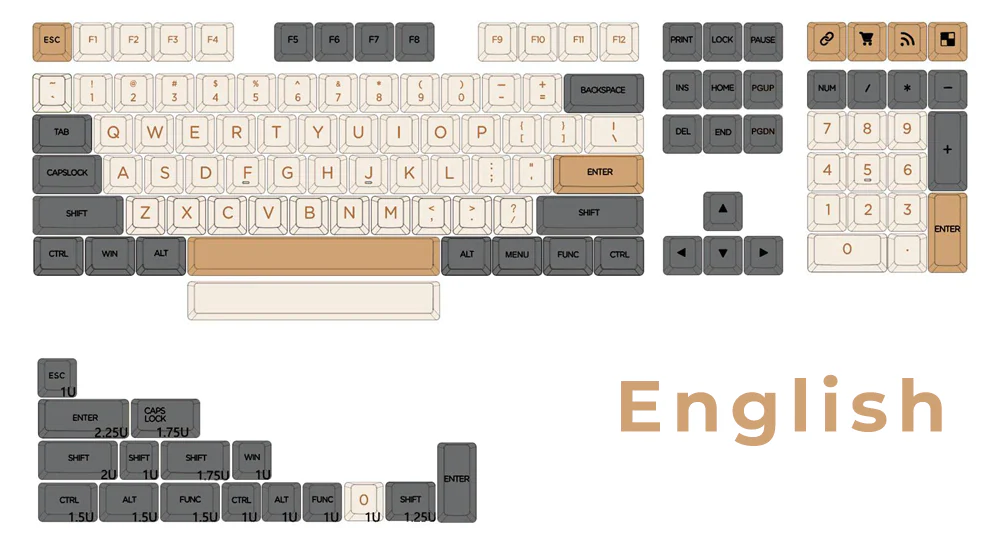 XDA V2 Dim Light Dye Sub Keycap Set thick PBT for keyboard 87 tkl 104 ansi xd64 bm60 xd68 bm65 bm68 Japanese RU White Shimmer - Image 9