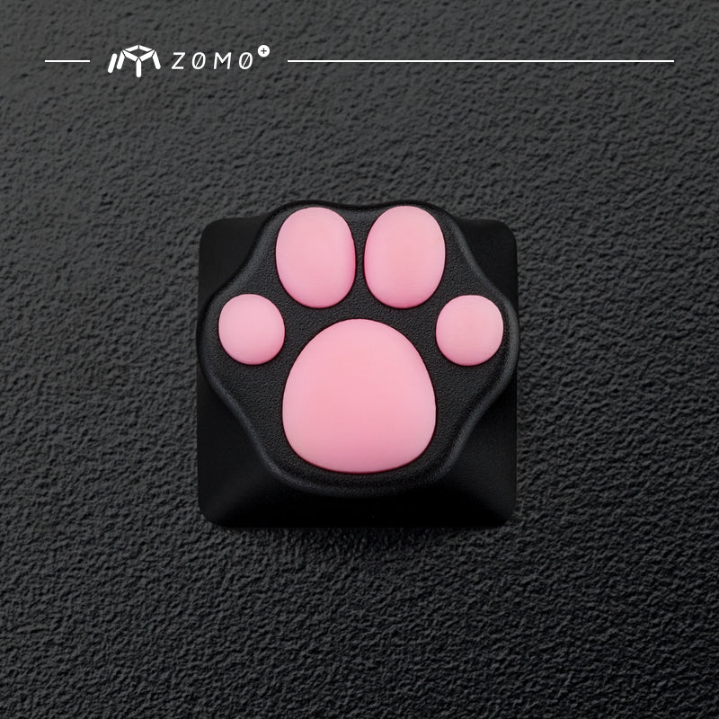 zomo Aluminum & Silicone Kitty Paw Artisan Keycap cat pad CNC anodized aluminum body Compatible with Cherry MX switches - Image 7
