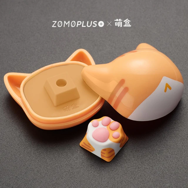 ZOMO PLUS Kawaii Cat Paw Keycap Multi-Color ABS & Silicon Artisan Keycap Mechanical Keyboard Cow Cat Siamese Cat American - Image 5